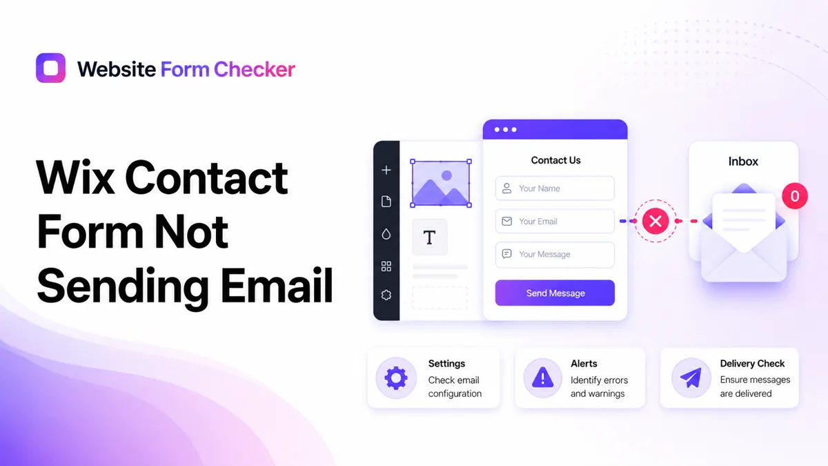 Wix contact form not sending email? Fix the alert before another lead slips by